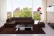 625 Italian Leather Sectional Sofa in Brown