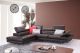 A761 Italian Leather Sectional Sofa in Coffee