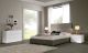 Mandan Modern Bedroom Set in Grey & White