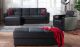 Istikbal Elegant Convertible Sectional Sofa in Santa Glory Black