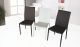 J&M DC-13 Modern Dining Chairs in Black, White & Chocolate