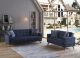 Montana Convertible Living Room Set in Kilburn Basic Blue